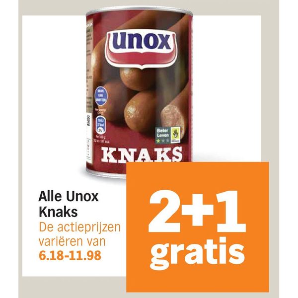 Alle Unox Knaks