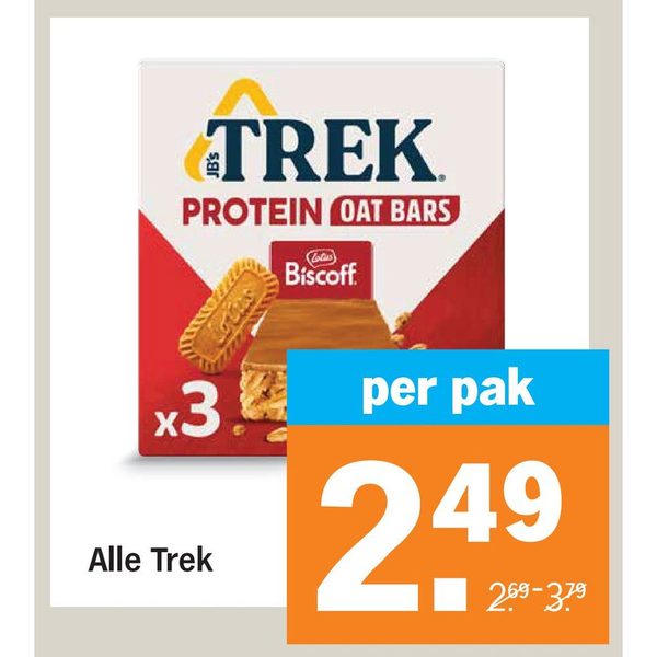 Protein oat bars met biscoff