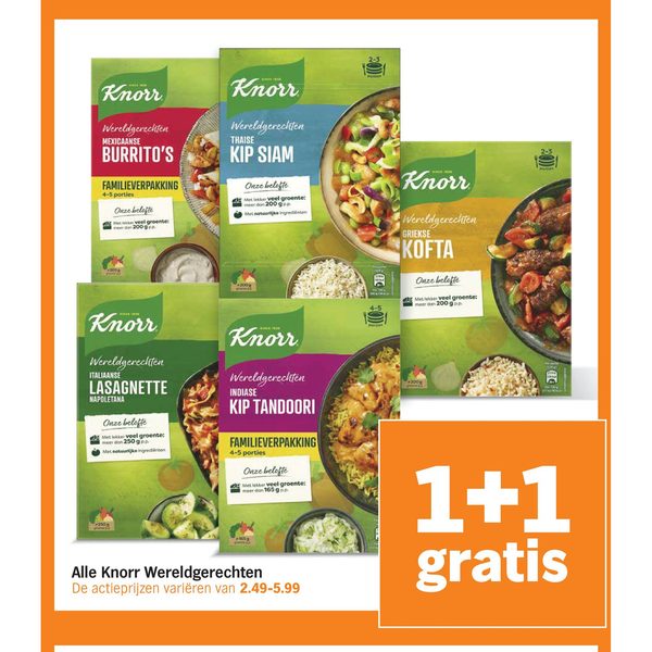 Alle Knorr Wereldgerechten