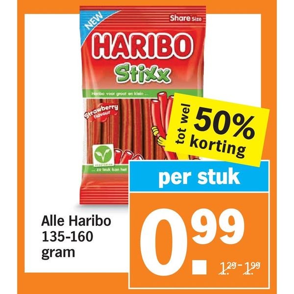 Alle Haribo 135-160 gram