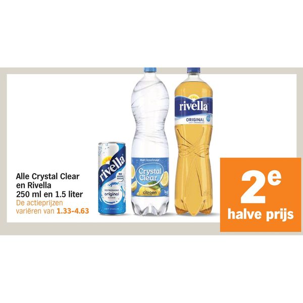 Alle Crystal Clear en Rivella