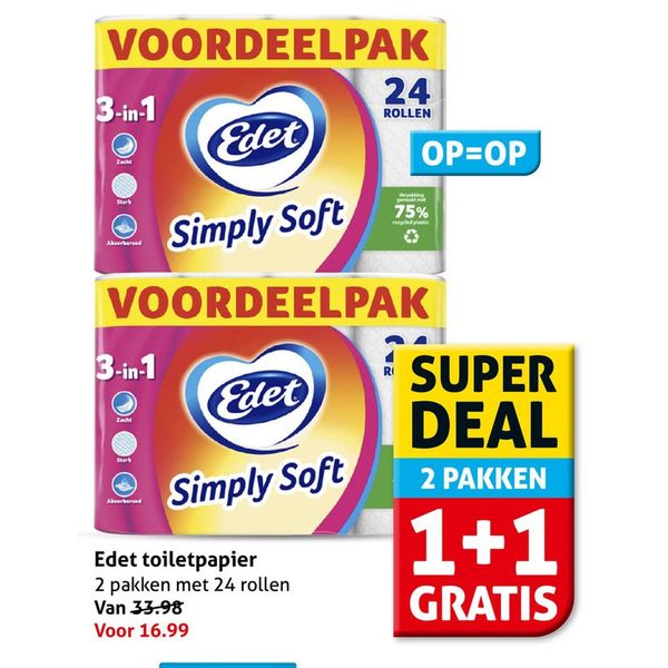 Edet toiletpapier