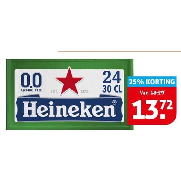Heineken 0.0 alcoholvrij