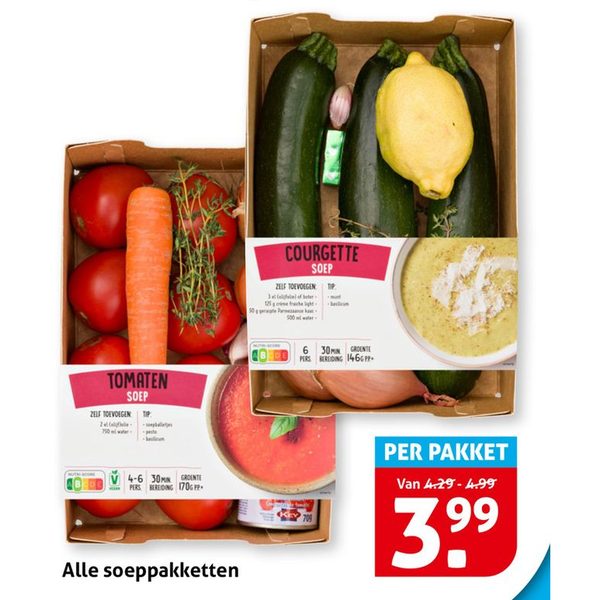 Alle soeppakketten