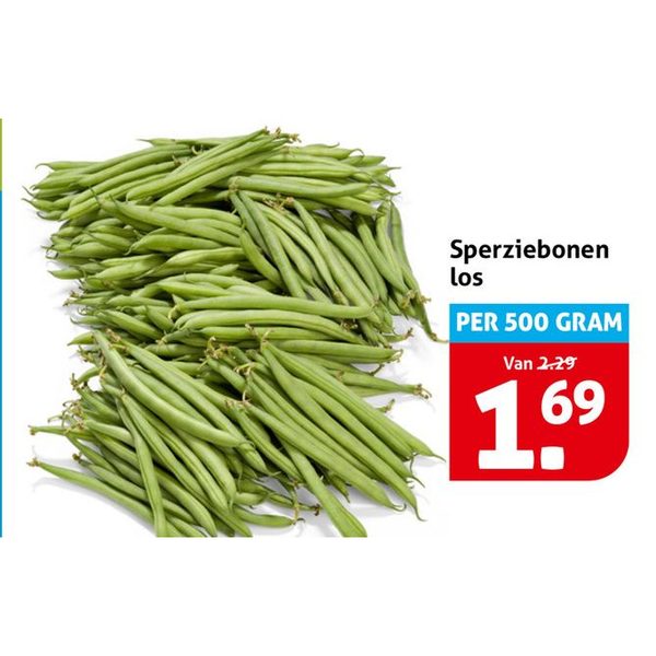 Sperziebonen los