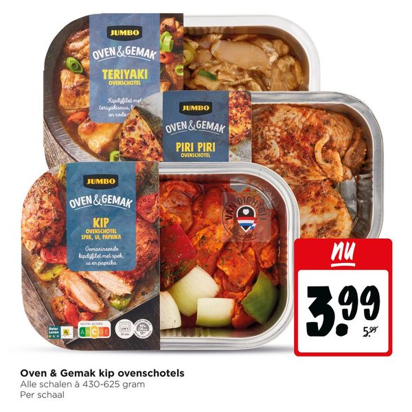 Oven & Gemak kip ovenschotels