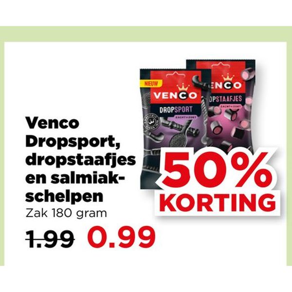 Dropsport, dropstaafjes en salmiakschelpen